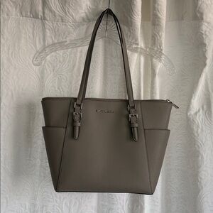 Michael Kors Gray Saffiano Leather Tote